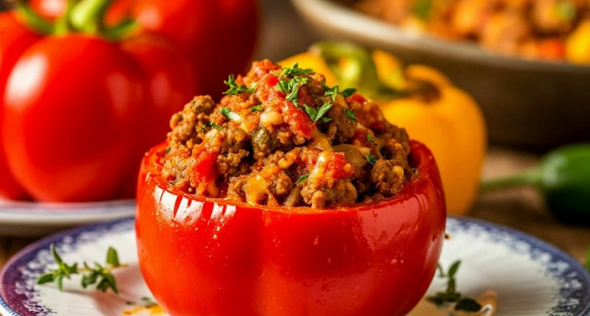 Фаршированные перцы как в столовых СССР: простой и быстрый рецепт
