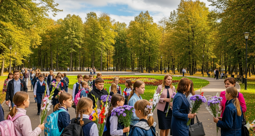 В Липецке организовали торжественное празднование Дня знаний для детей и родителей
