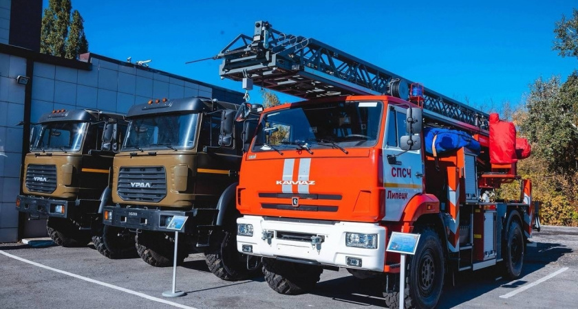 МЧС Липецкой области пополнило автопарк внедорожниками Урал