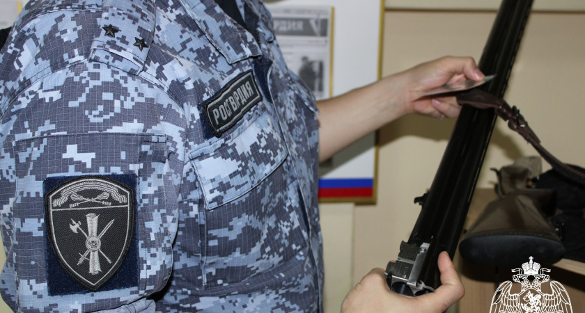 Липецкие росгвардейцы изъяли 67 единиц оружия в ходе сентябрьских проверок