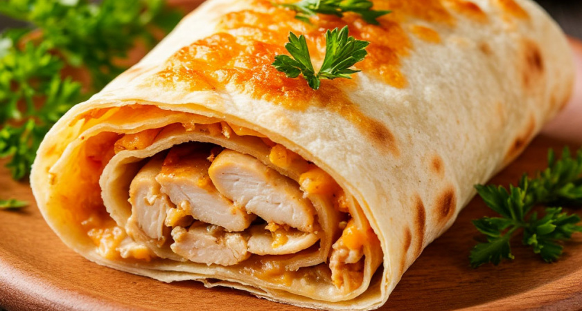 Рулетики из лаваша с курицей и сыром: сочно, быстро и идеально на перекус