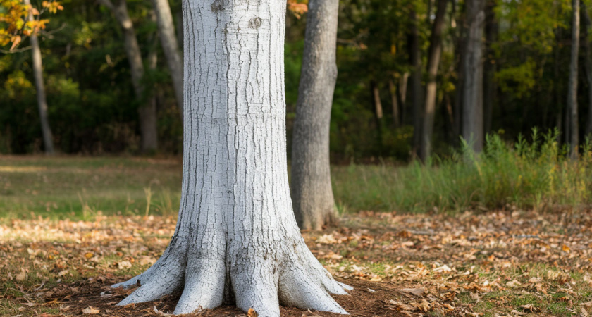 Этот продукт с кухни поможет сделать побелку «несмываемой»: как защитить деревья на участке на весь год