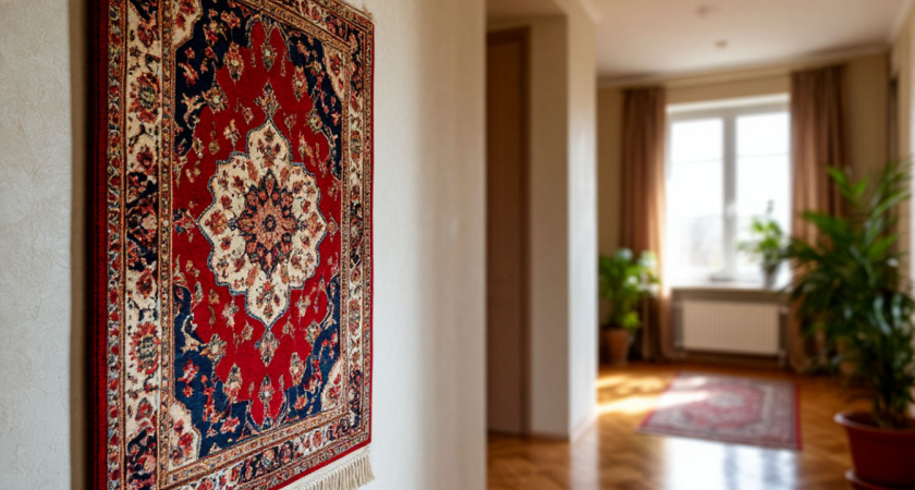 Зачем вешать ковер на стену: 4 неочевидные причины из прошлого