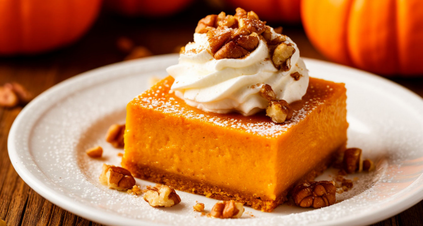 Нежный и готовится быстро: тыквенный десерт без сахара с апельсином и кокосом