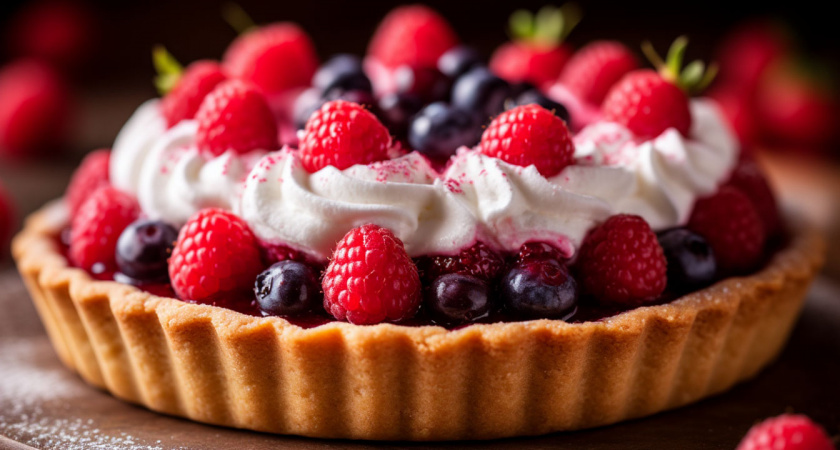 Шикарный ягодный пирог с меренгой: песочное тесто, нежная начинка и воздушная шапка – вкус, который запомнишь на долго