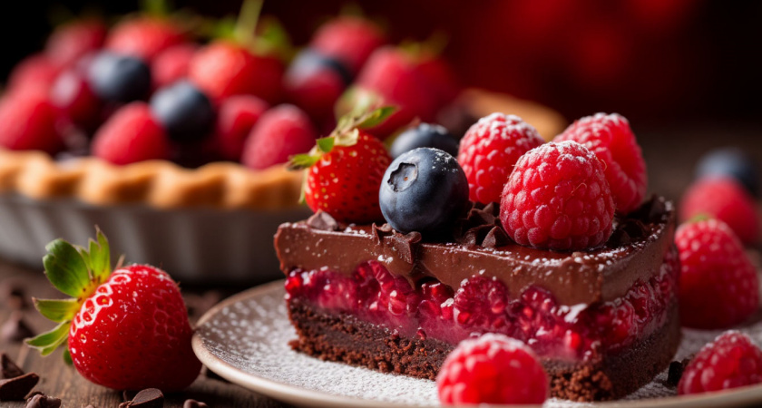 Шоколадный пирог к чаю без масла, молока, кефира и яиц с сильным вкусом шоколада и легкой текстурой