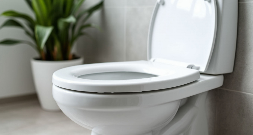 Белоснежный унитаз без усилий:  заливаем и смываем — налет сам уходит в трубу