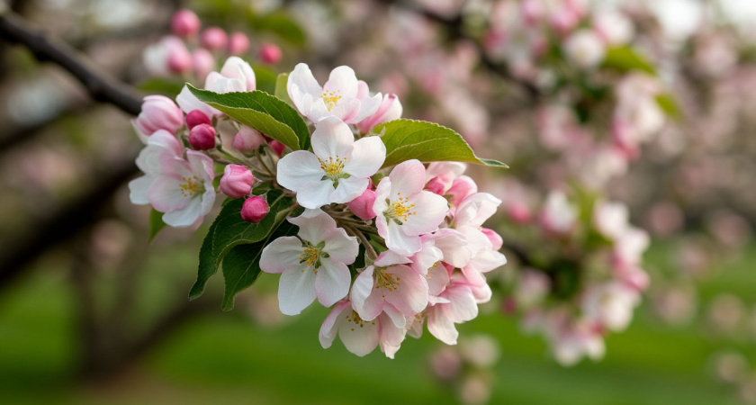 Защищаю яблони и груши фольгой в ноябре: весной красивые, цветут и пахнут