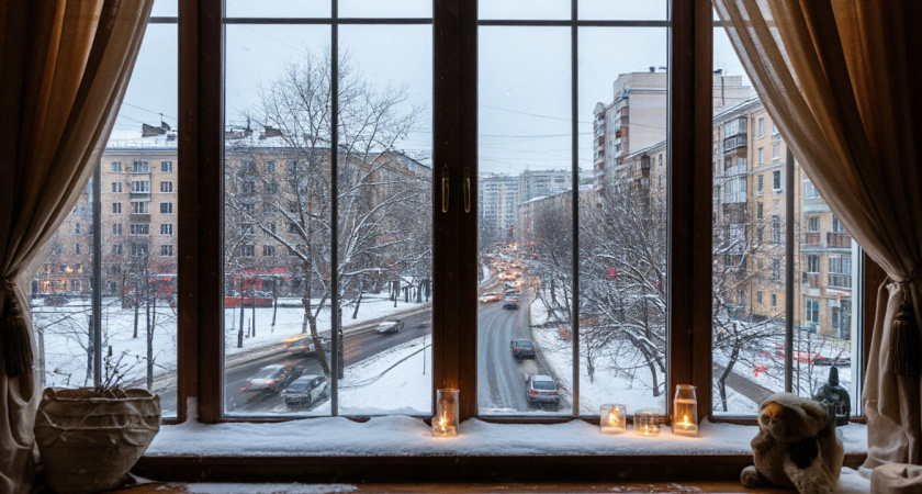 На окна ничего не клею и обогреватель не включаю: подглядела этот способ у северян – теперь в квартире тепло даже в -35