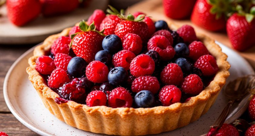 Нежный ягодный пирог с хрустящей крошкой: рецепт на все сезоны