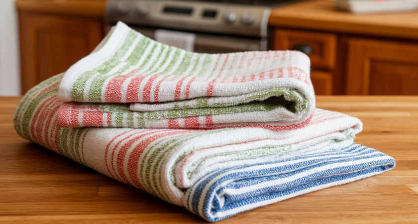 Только единицы знают, как просто и быстро отстирать кухонные полотенца без химии: остальные повторяют одни и те же ошибки