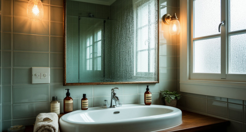 5 минут — и зеркало не потеет: проверенные лайфхаки для ванной