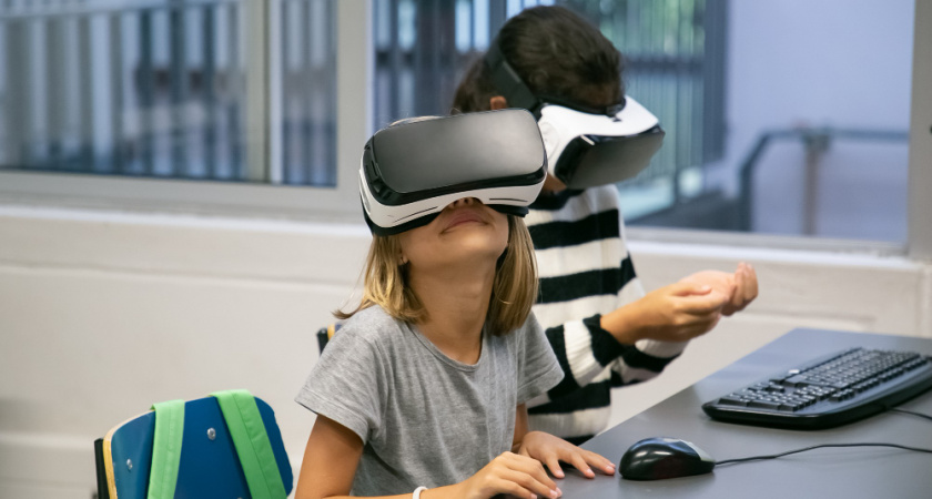 Дети в селе Афанасьево осваивают ПДД в VR-очках