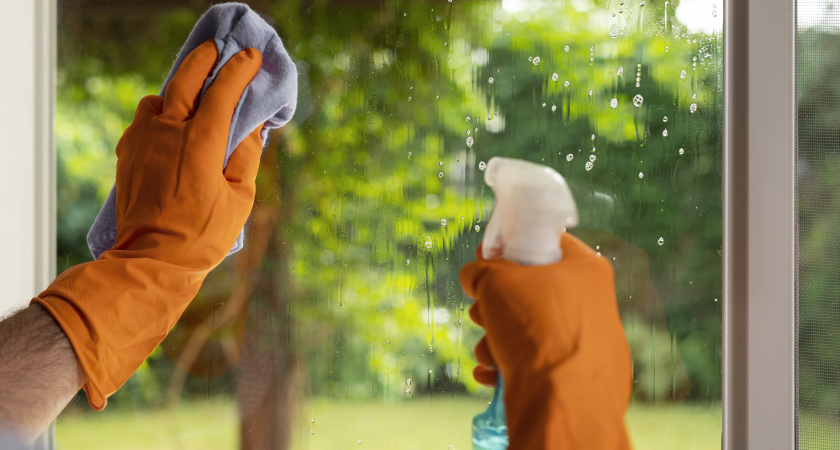 Проверено: даже осенние ливни не оставляют следов на стёклах, если помыть их таким раствором