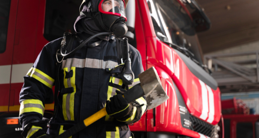 Пожарные спасли 25 жителей горящей пятиэтажки на Вермишева