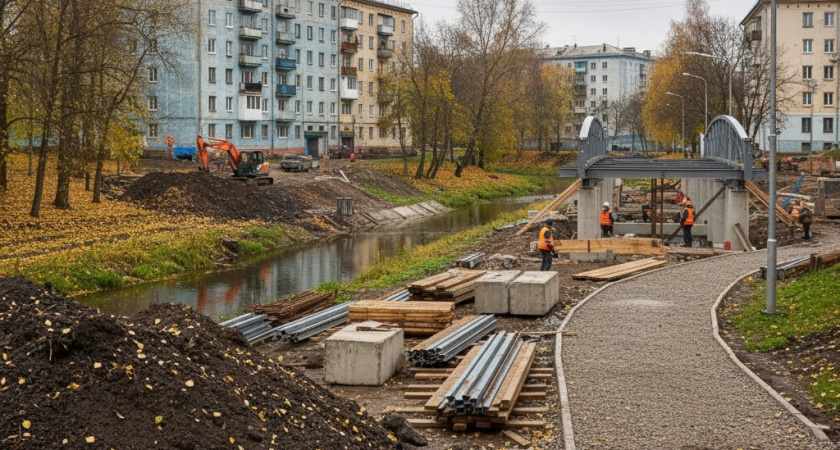 Липецкий мэр планирует обновить пешеходный мост "Стагдок"