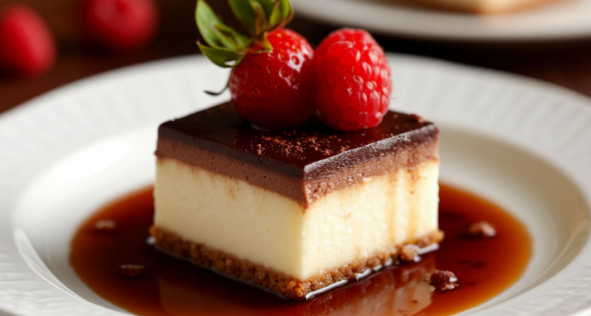 «Птичье молоко» без выпечки и яиц на Новый год: легкий новогодний десерт после салатов