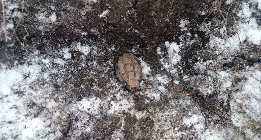 Гранату времен ВОВ нашли на обочине трассы М-4