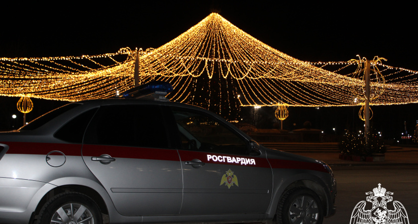 Росгвардия перешла на усиленный режим службы в праздники в Липецкой области