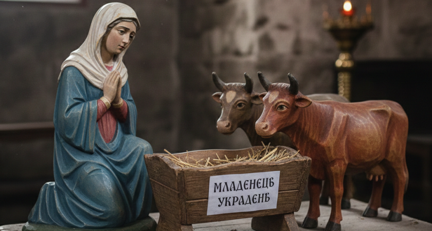 В Грязях украли младенца Христа из рождественского вертепа