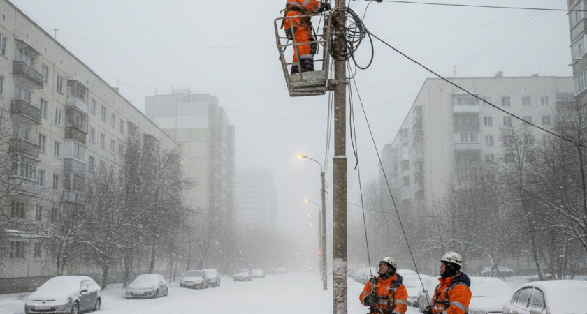 Липецкие энергетики к непогоде готовят 179 единиц техники