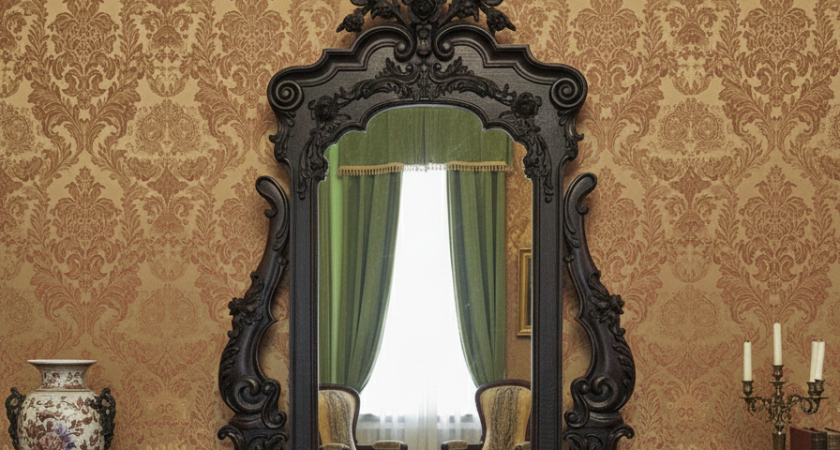 Антикварное зеркало 1870 года из купеческого дома выставили в музее