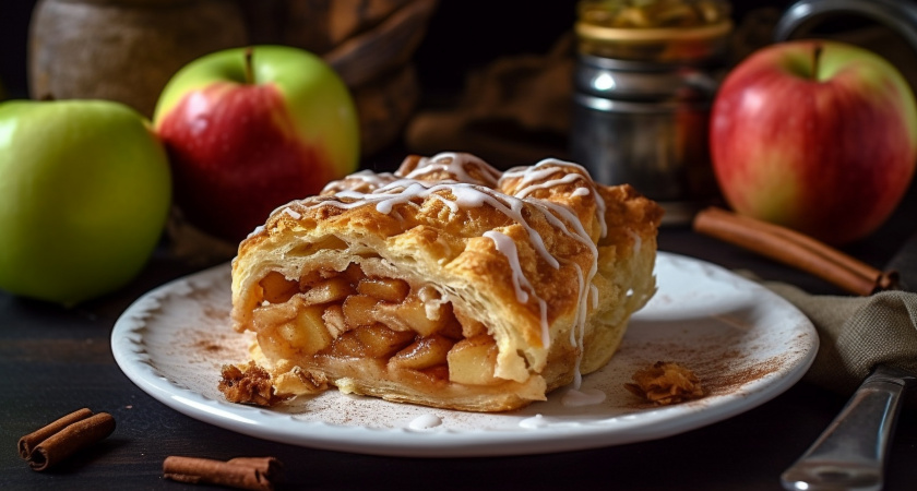 Готовлю этот яблочный рулет каждую осень: рецепт простой, а результат — восторг