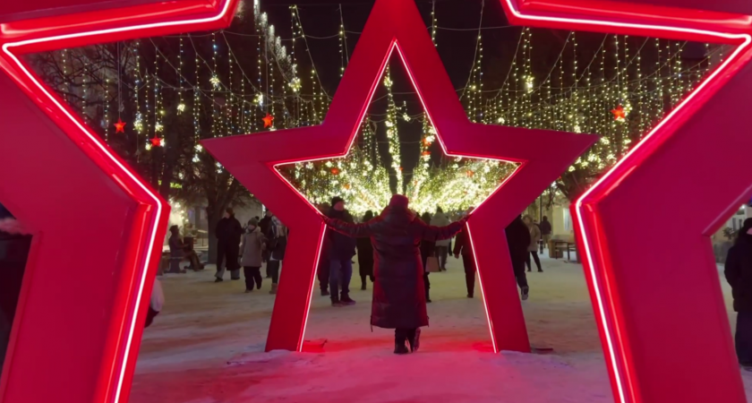 Новогодний фестиваль в Ельце принял более 40 тысяч гостей