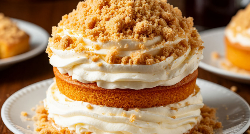 Торт «Пломбир» без духовки — готовится за 15 минут, вкуснее «Наполеона»