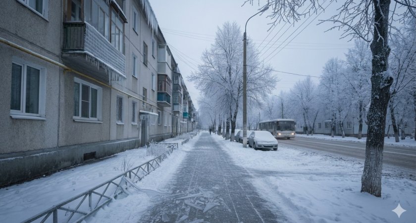 Липчан предупредили об опасности схода снега с крыш