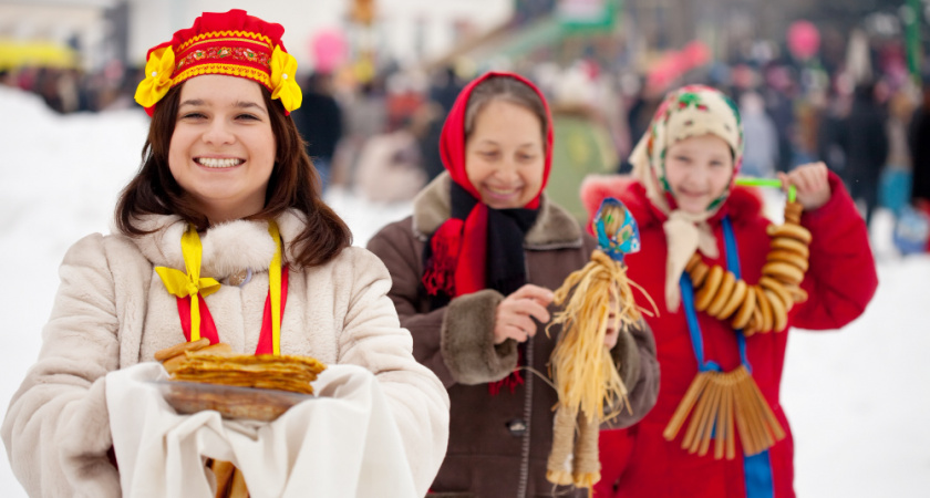 Липецкие площадки провели праздничные гуляния на Масленицу