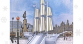  Новогодние праздники липчане проведут у ледяного корабля Петра Великого