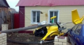Вертолет вице-мэра Липецка упал во дворе частного дома