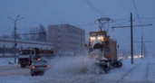 В Липецке устраняют последствия ночного снегопада