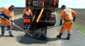 В Липецкой области ведется ямочный ремонт дорог