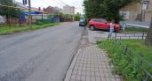 Реконструированную в рамках нацпроекта дорогу в Липецке строители частично сдали без тротуаров