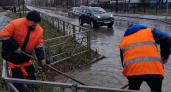 В Липецке устраняют последствия ливня