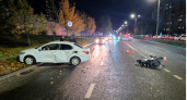 В Липецке ДТП с участием 19-летнего мотоциклиста закончилось госпитализацией