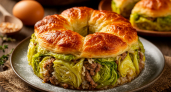 Капустный «кулич» с мясом и рисом: без дрожжей и замеса — получается сытнее любого пирога и красивее запеканки 