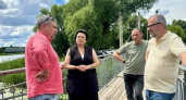 В Липецке отремонтировали аварийный мост на Сокольском пляже