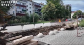 Липецкие коммунальщики бросили раскопки на Октябрьской и не называют сроки