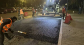 В Липецке на улице Первомайской укладывают финишный слой асфальта