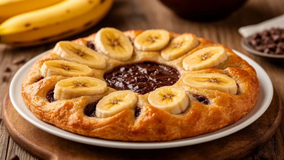 Всего три ингредиента: пачка теста, банан и шоколадка — а пирог лучше любой выпечки из пекарни