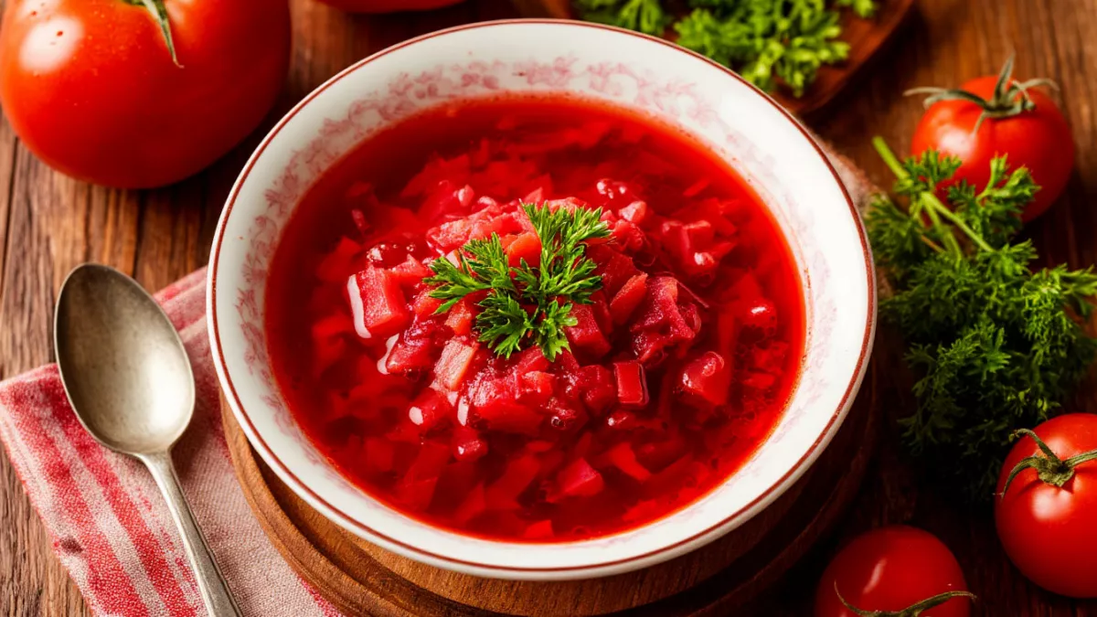 Как варят настоящий борщ, а не суп со свеклой: нашла рецепт в книге 1952 года. Есть 2 тонкости: от них зависит вкус и рубиновый цвет