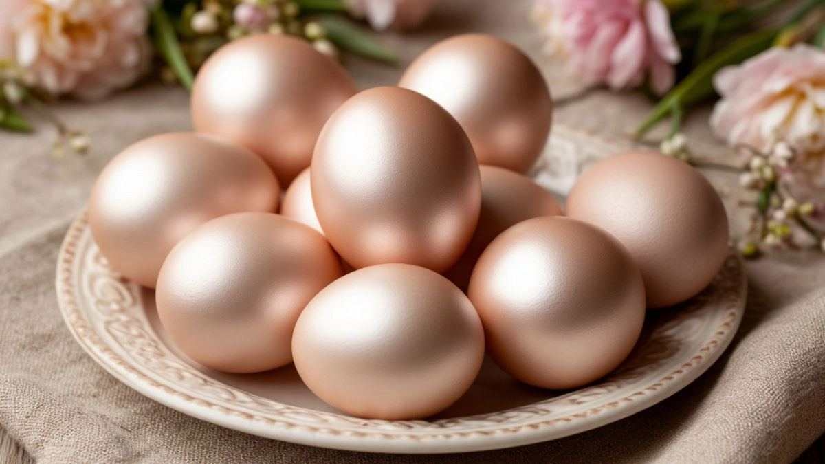 "Жемчужные" яйца на Пасху: красивый цвет яйцам придаст 1 ложка напитка — давно забытый метод