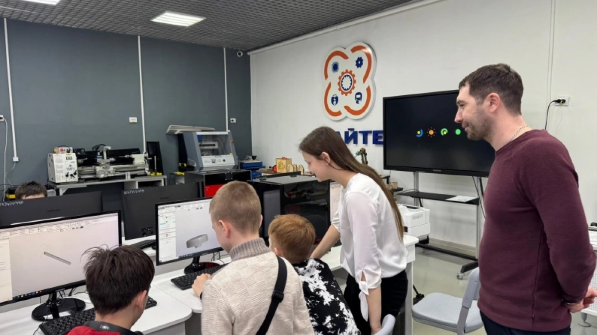 Елецкие школьники освоили 3D-моделирование в «Кванториуме»