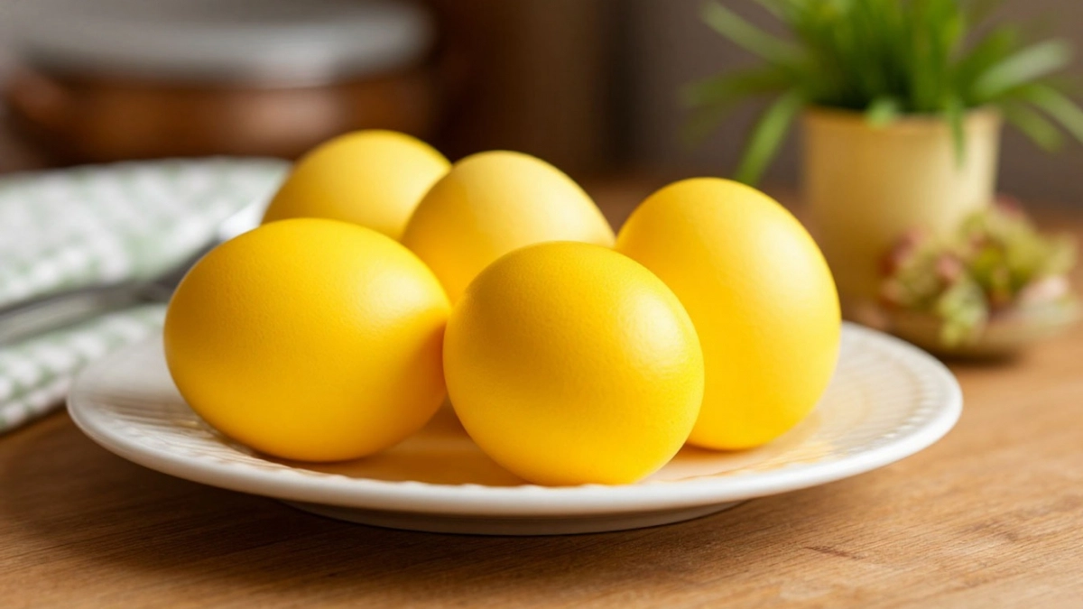 Забудьте про луковую шелуху: этот природный краситель дарит яйцам медовый оттенок