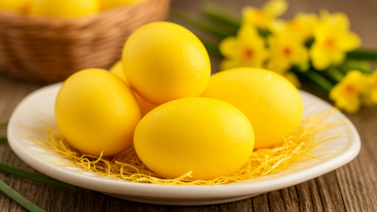 Ярче, чем от луковой шелухи: этот овощ окрасит яйца в золотой — пасхальные яйца затмят чистое золото