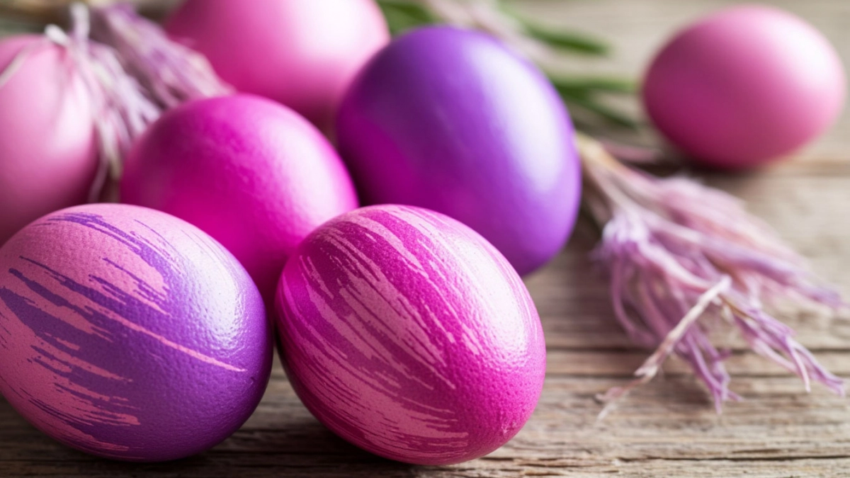 Пасхальные яйца в космической гамме: как каркаде заменяет химию