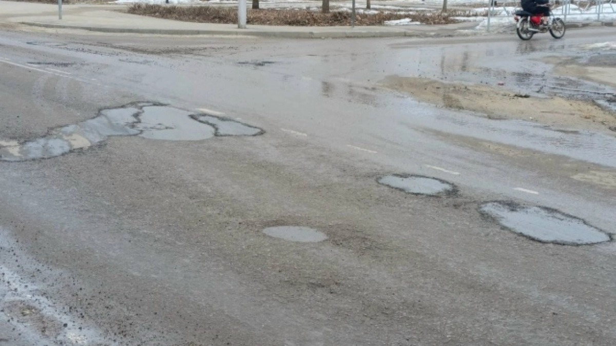 В Липецке после обращения жителей отремонтировали дорогу на улице 40 лет Октября